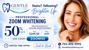 Limited-Time Zoom Teeth Whitening Special in Lorton & Sterling, VA